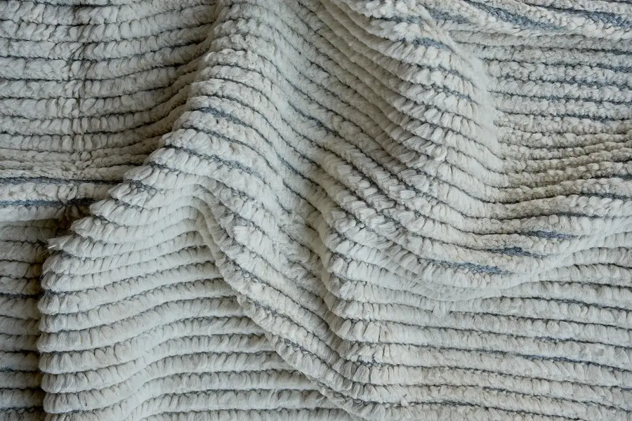 WOOL TULU - LIGHT BLUE | WOVEN