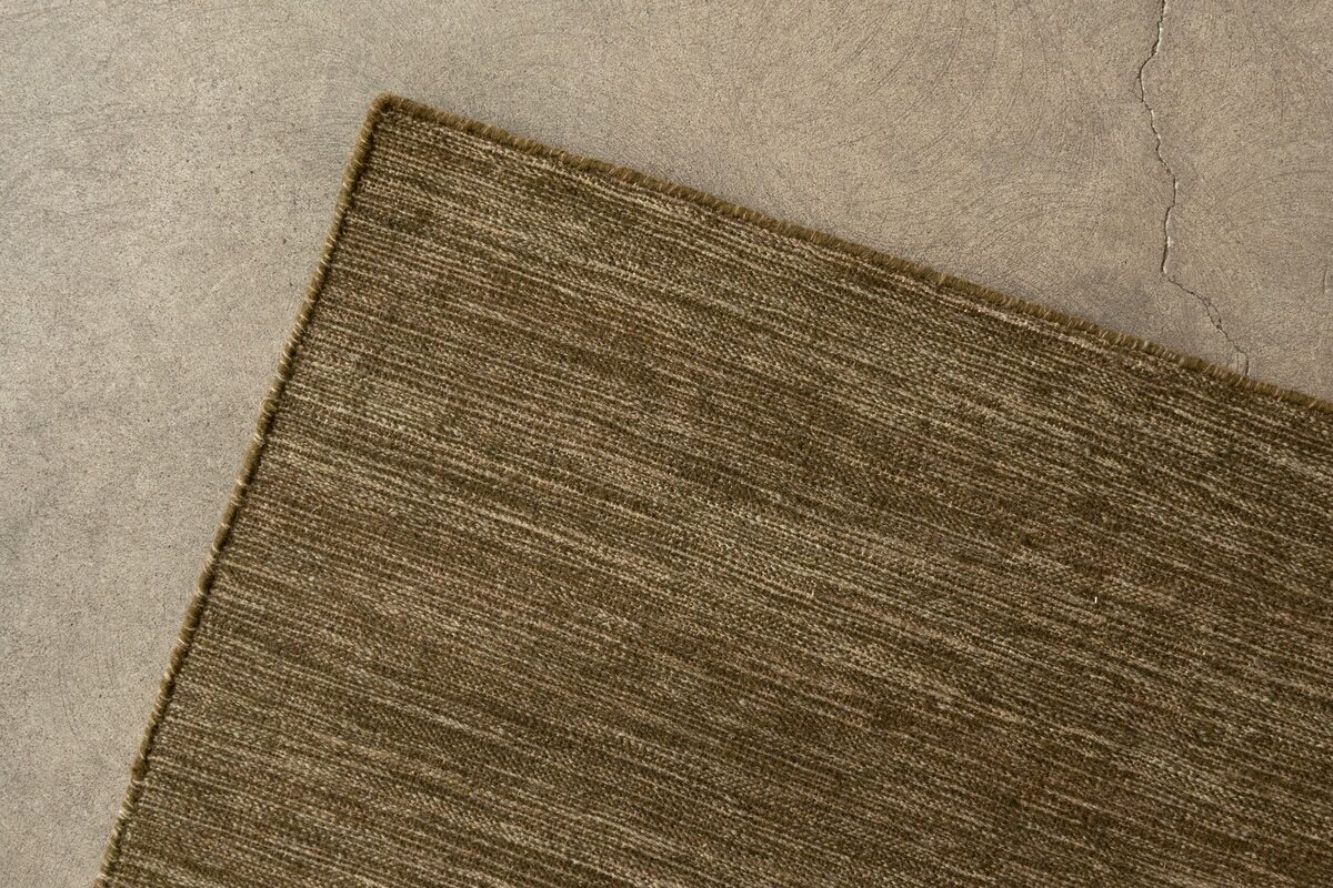 FINE FLATWEAVE - THATCH GREEN | WOVEN