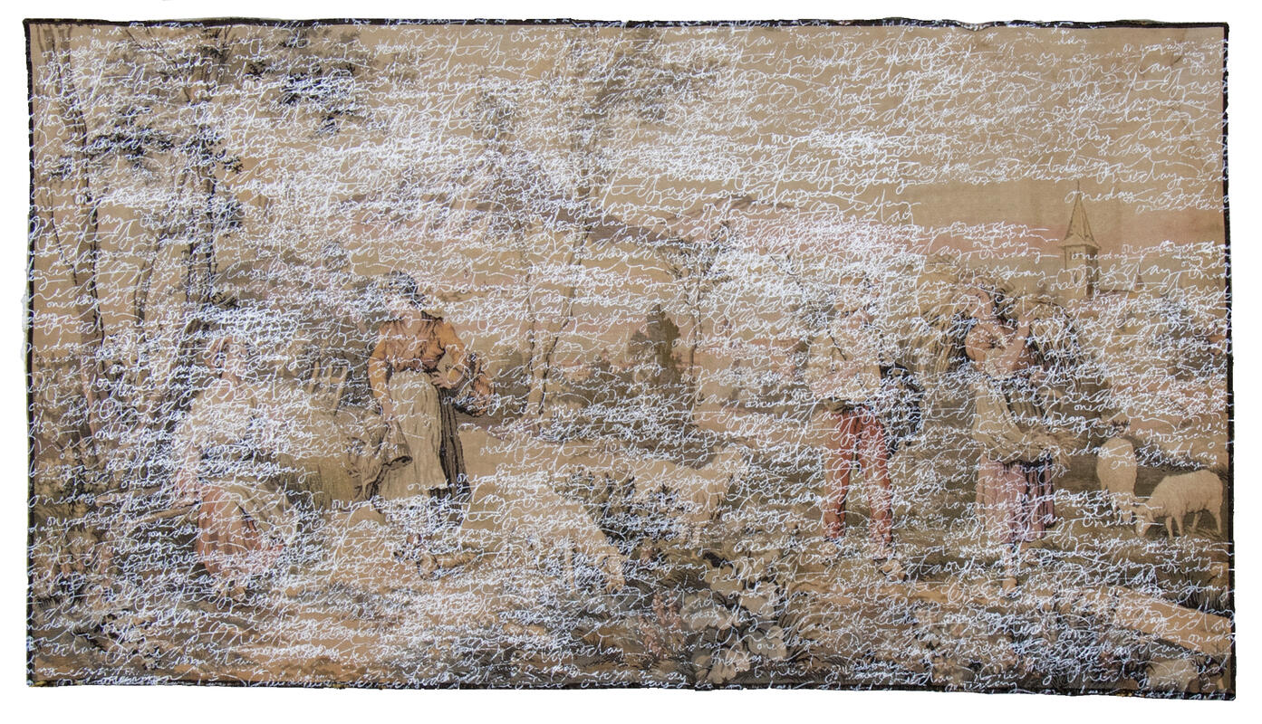 tapestry machine-made / 10220 | WOVEN