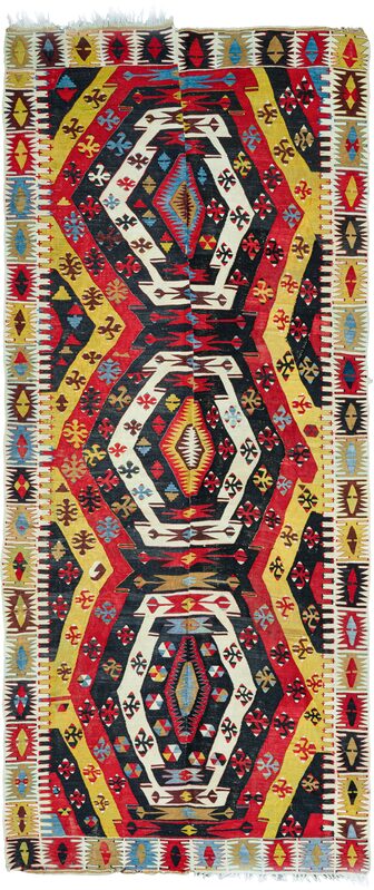 Kilim Antique Turkish / 11412 | WOVEN