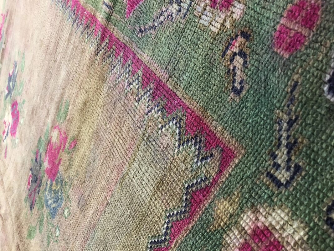 Vintage Oushak / 13507 | WOVEN