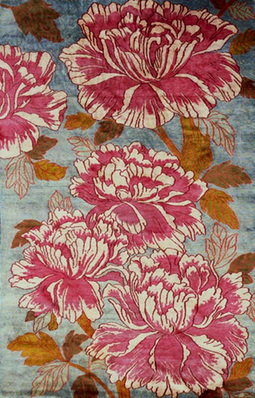 carini lang - silk mums / 13526 | WOVEN