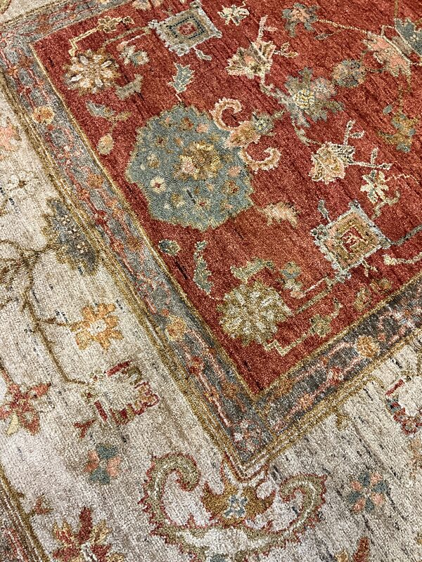 New Oushak - Fine / 14068 | WOVEN