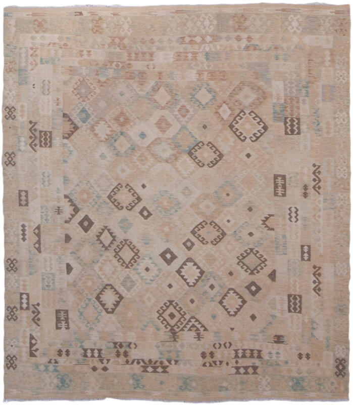 modern afghan kilim / 18241 | WOVEN