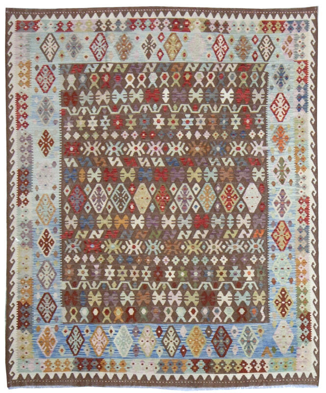 modern afghan kilim / 18242 | WOVEN