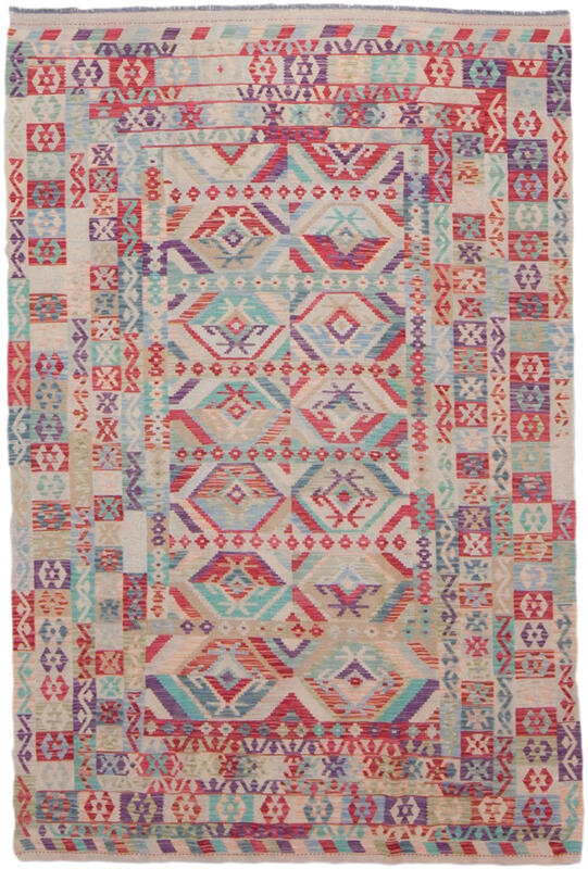 modern afghan kilim / 18243 | WOVEN