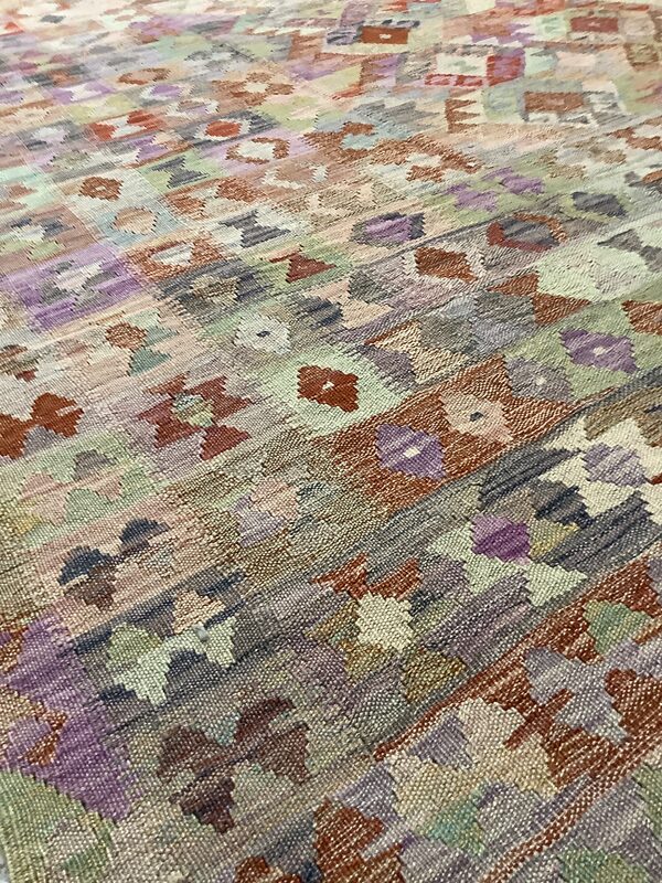 Modern Afghan Kilim / 18251 | WOVEN