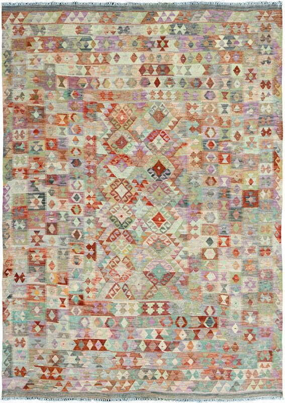 Modern Afghan Kilim / 18251 | WOVEN