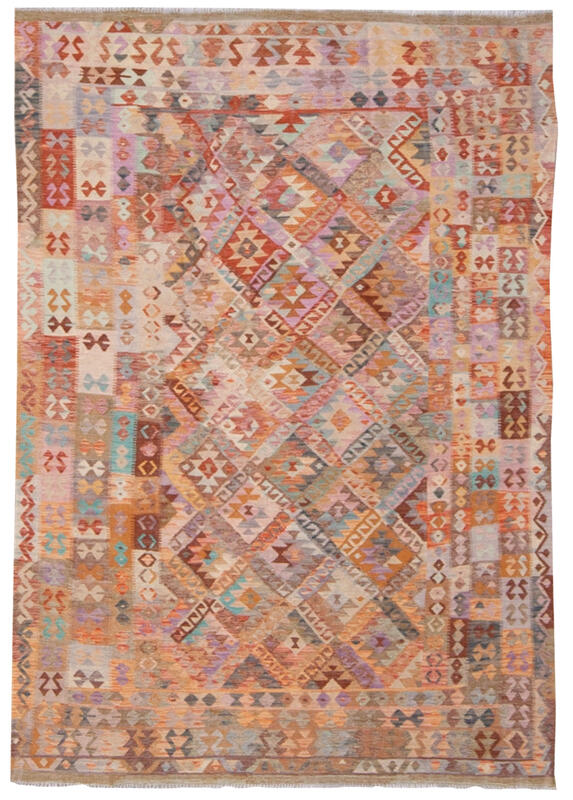 modern afghan kilim / 18252 | WOVEN