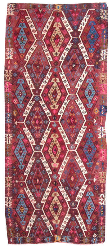 colorful kilim / 18421 | WOVEN