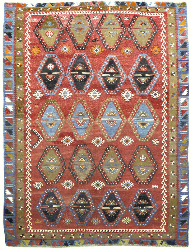 colorful kilim / 18889 | WOVEN