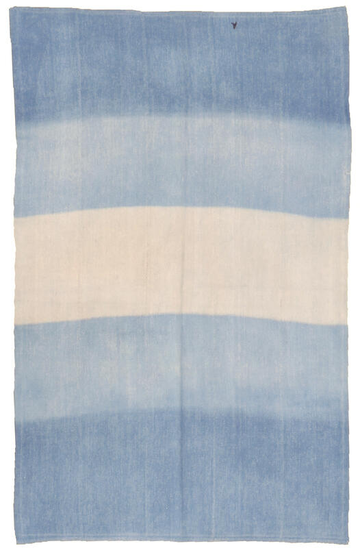 vintage modern tie-dye kilim / 19323 | WOVEN