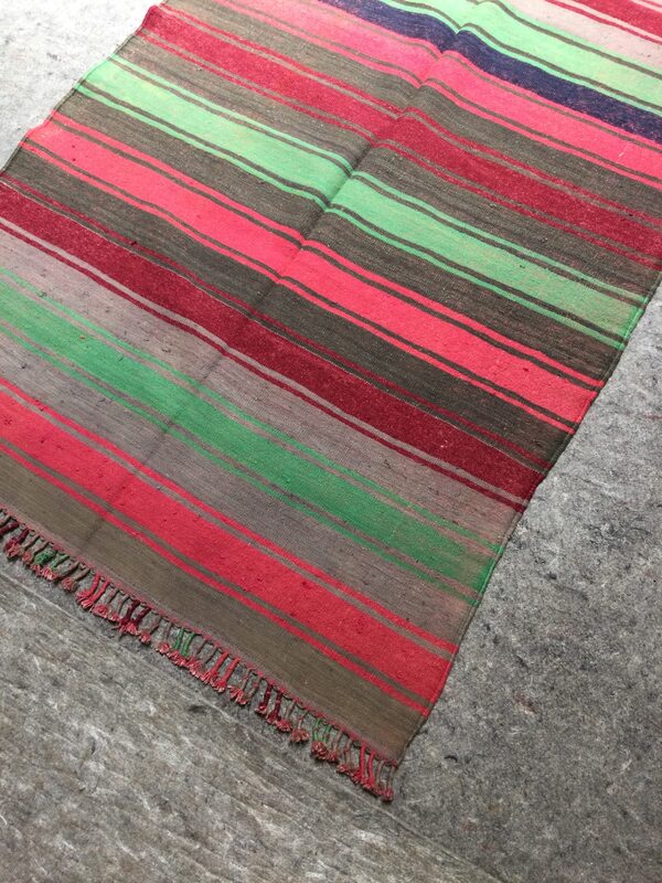 Vintage Colorful Kilim / 19870 | WOVEN