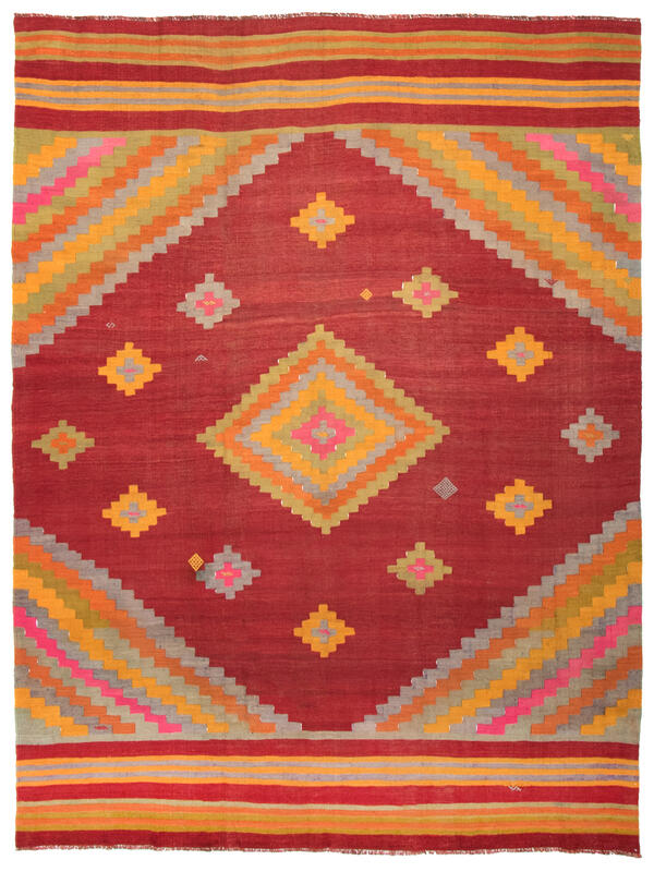 vintage colorful kilim / 19918 | WOVEN
