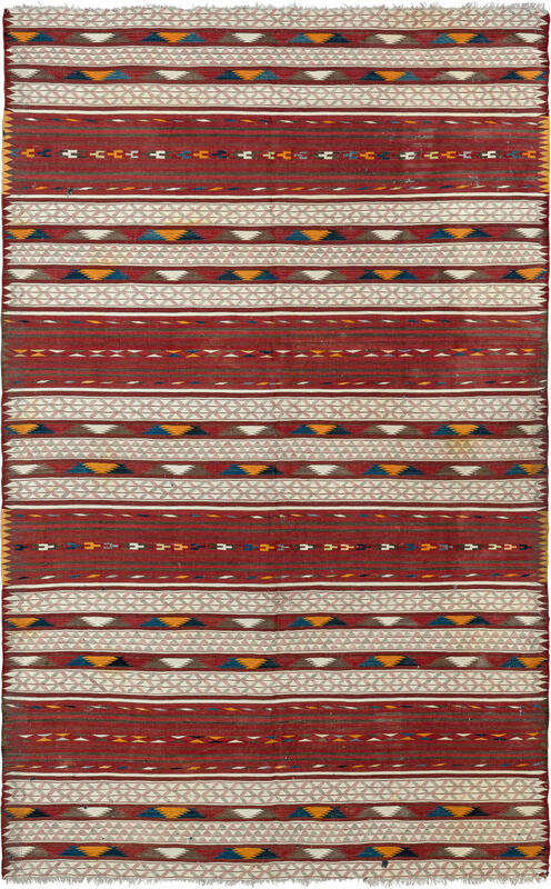 vintage colorful kilim / 20230 | WOVEN