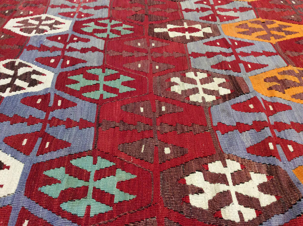 vintage colorful kilim / 20489 | WOVEN