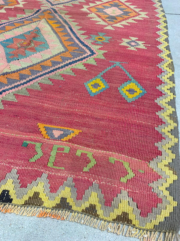 vintage colorful kilim / 20499 | WOVEN