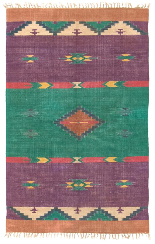 Vintage Colorful Kilim / 20630 | WOVEN