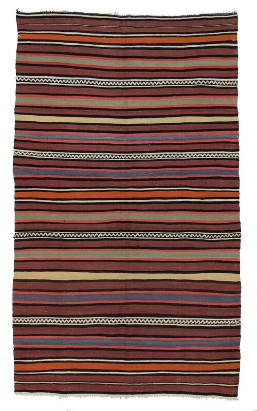 Vintage Colorful Kilim / 20796 | WOVEN