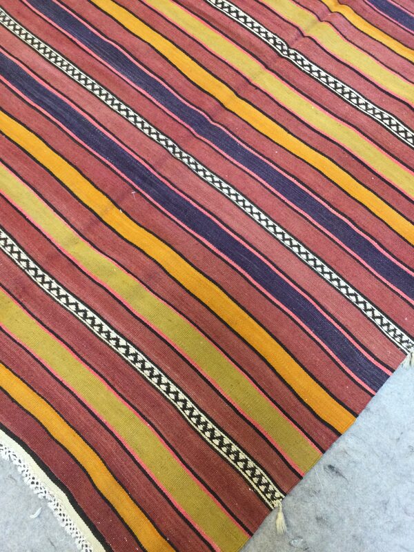 Vintage Colorful Kilim / 20797 | WOVEN