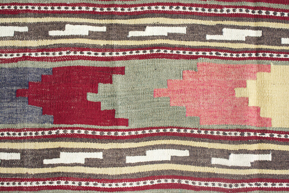 vintage colorful kilim / 21381 | WOVEN