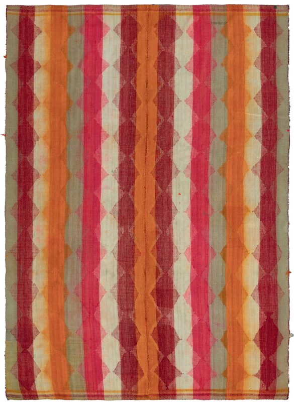 Vintage Colorful Kilim / 25702 | WOVEN