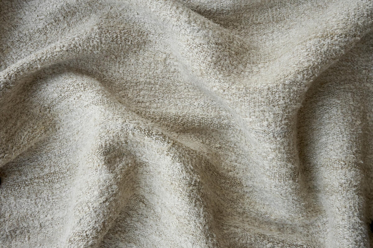 hemp flatweave - sandstone | WOVEN