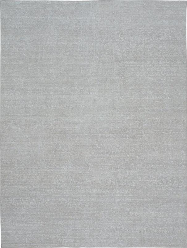 silk flatweave - silver | WOVEN