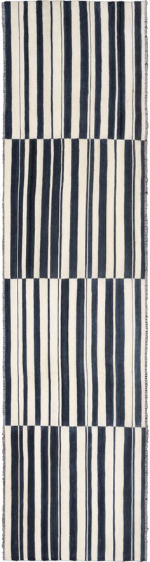 Vintage Inspired Kilim - Black/Ivory / 27288 | WOVEN