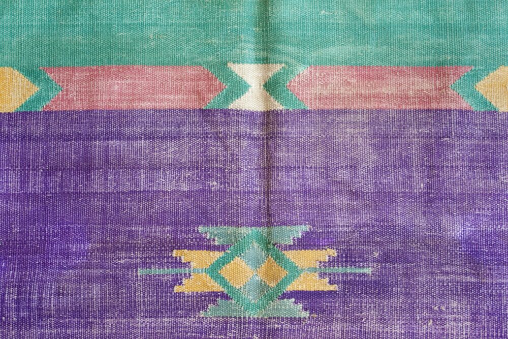 Vintage Colorful Kilim / 20631 | WOVEN