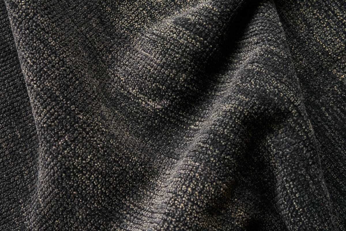 distressed wool - black | WOVEN