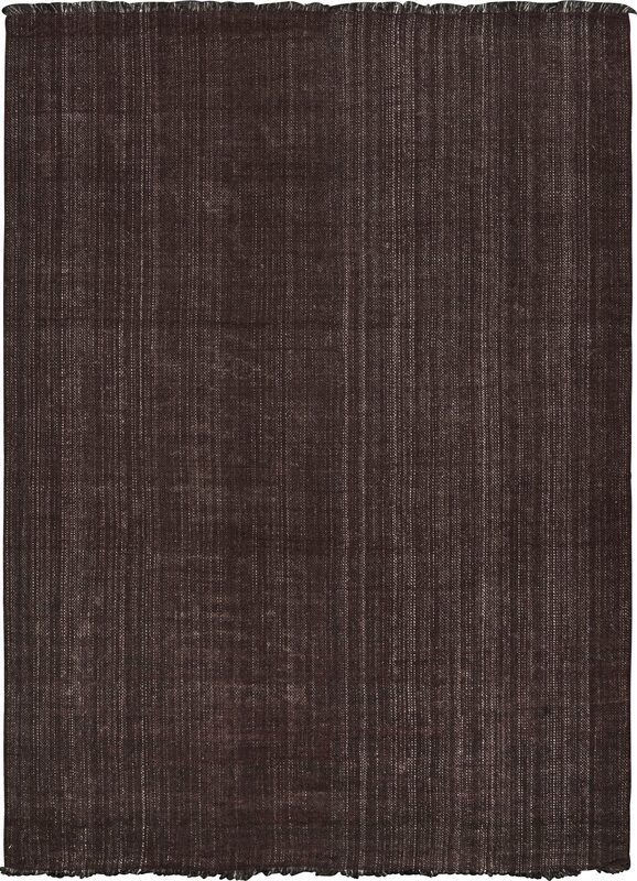 MODERN DHURRIE - AUBERGINE | WOVEN