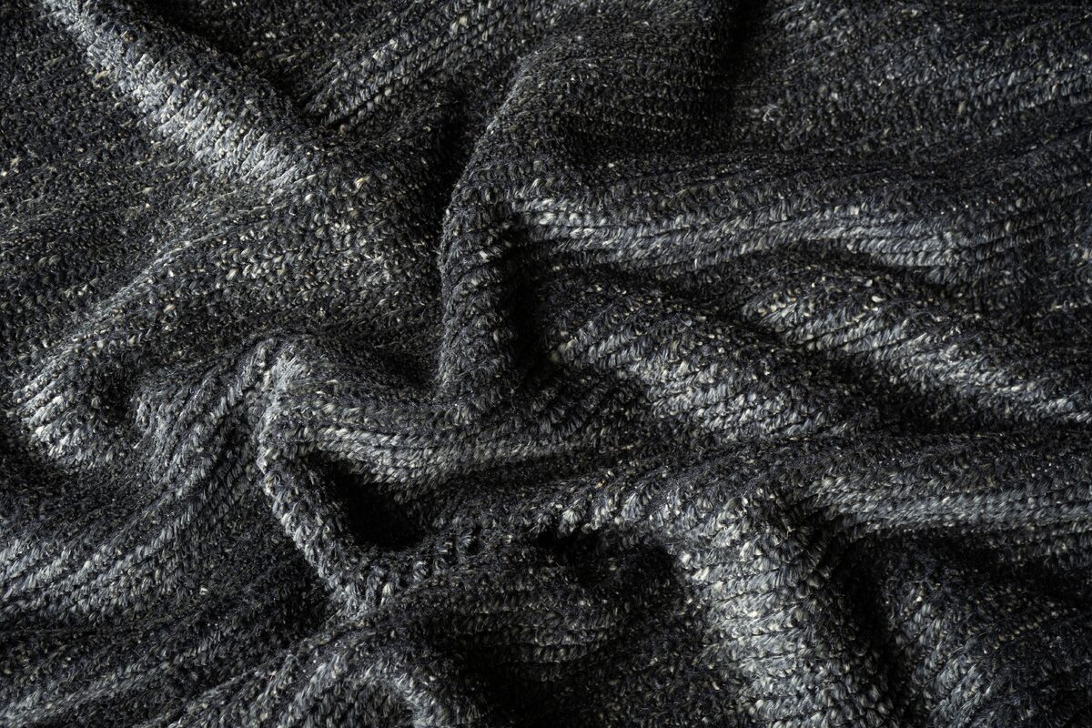 MOHAIR TULU - BLACK | WOVEN