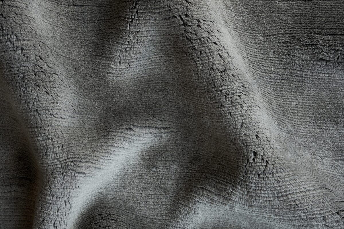 SHEARED MOHAIR - SILVER | WOVEN