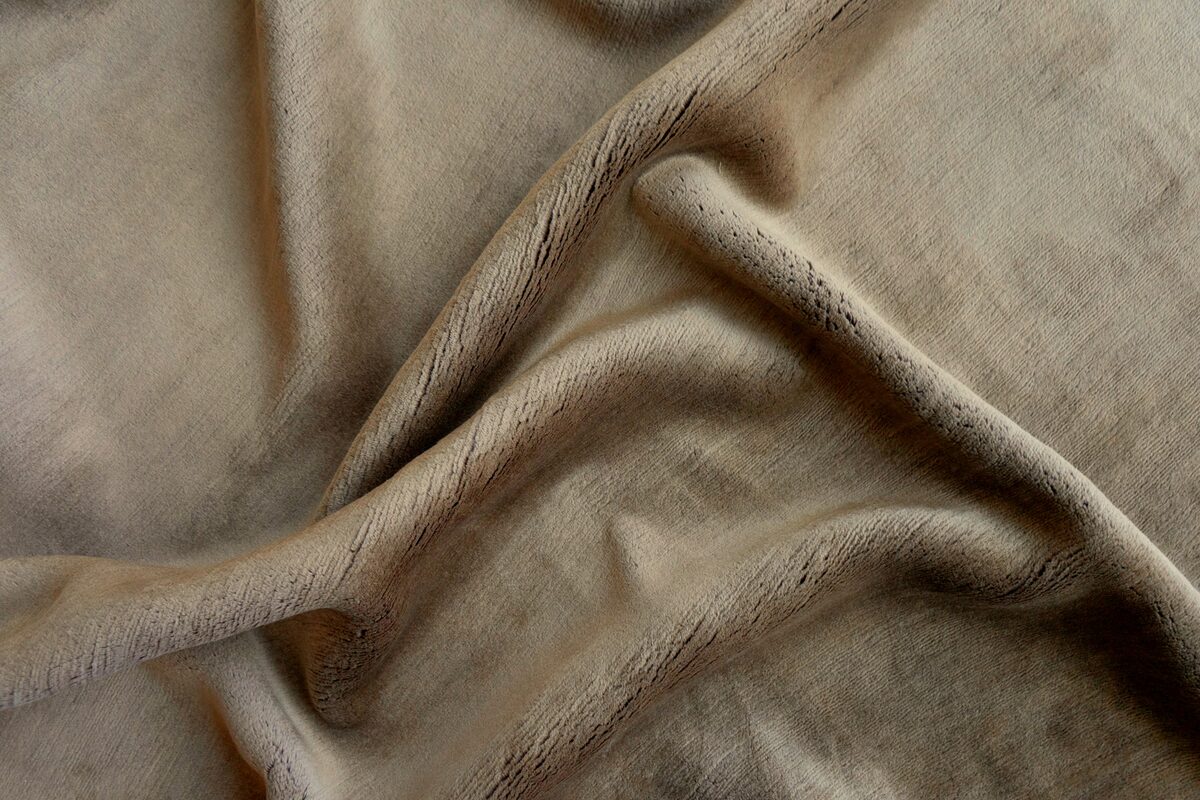 SHEARED MOHAIR - KHAKI | WOVEN