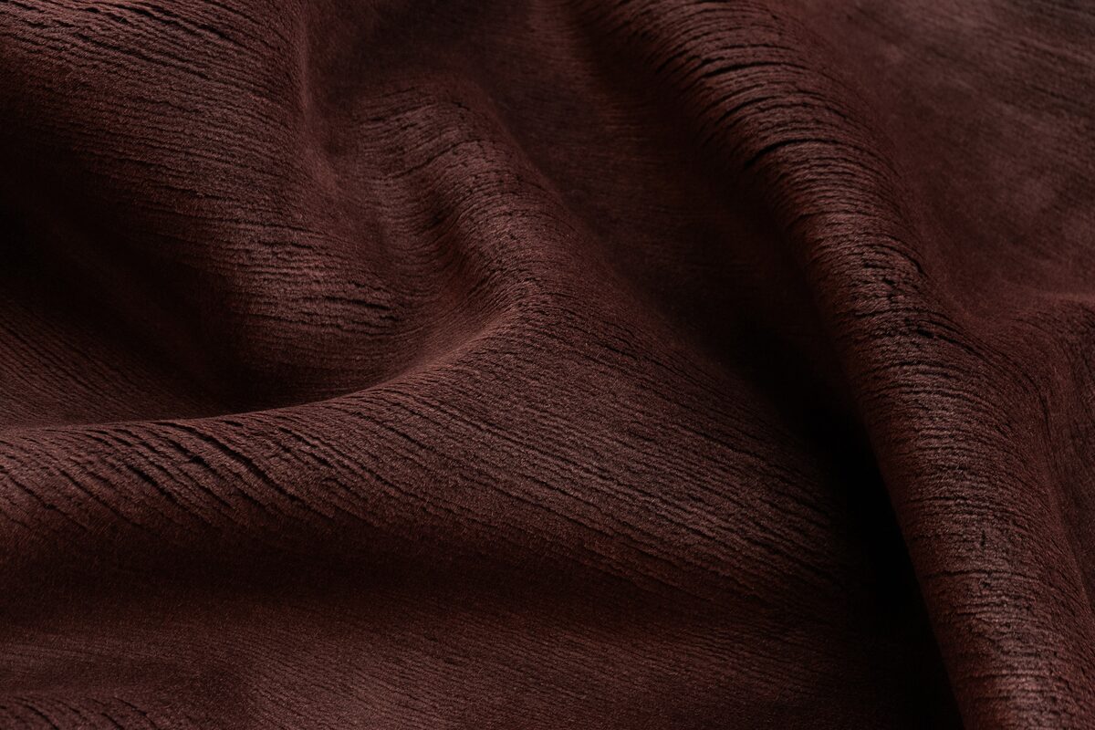 SHEARED MOHAIR - AUBERGINE | WOVEN