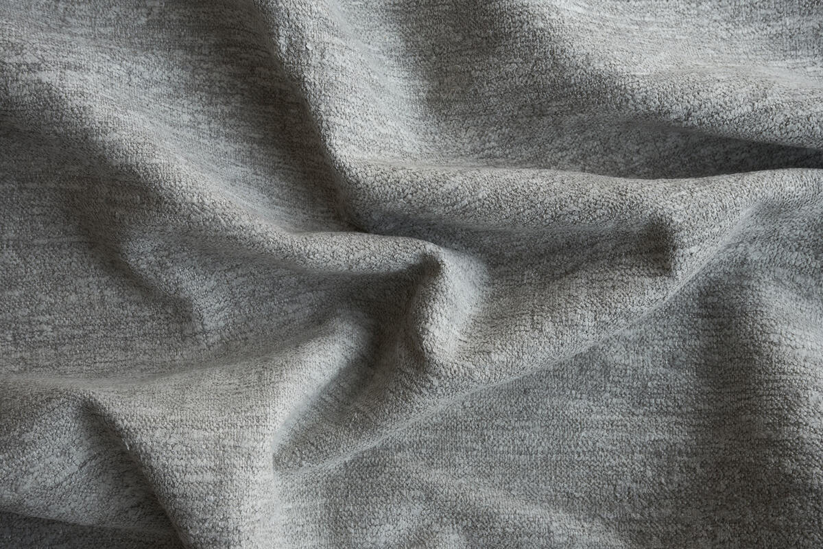 silk flatweave - silver | WOVEN