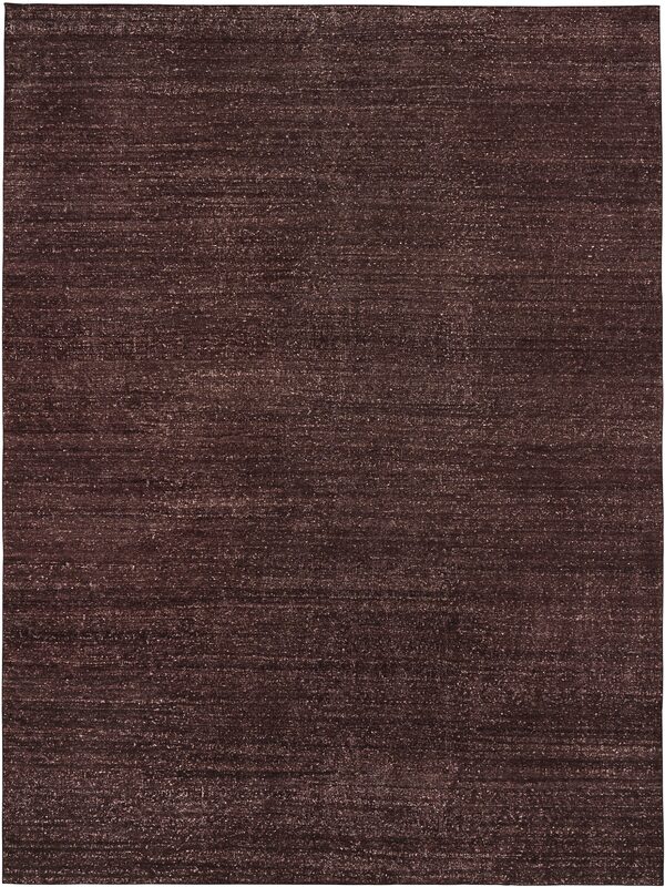 SILK FLATWEAVE - AUBERGINE | WOVEN