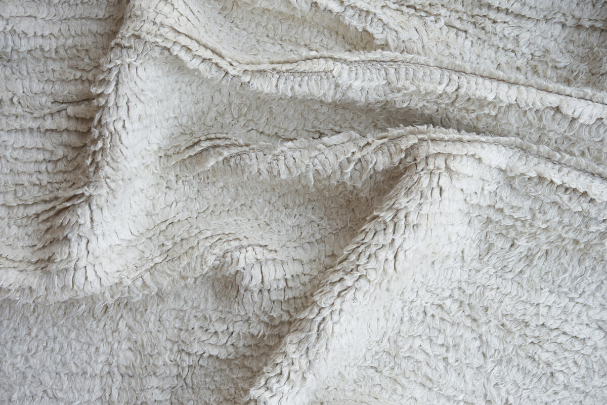 textured hemp - white | WOVEN