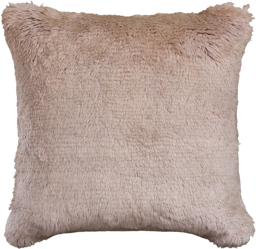 textured mohair cushion - quartz | WOVEN