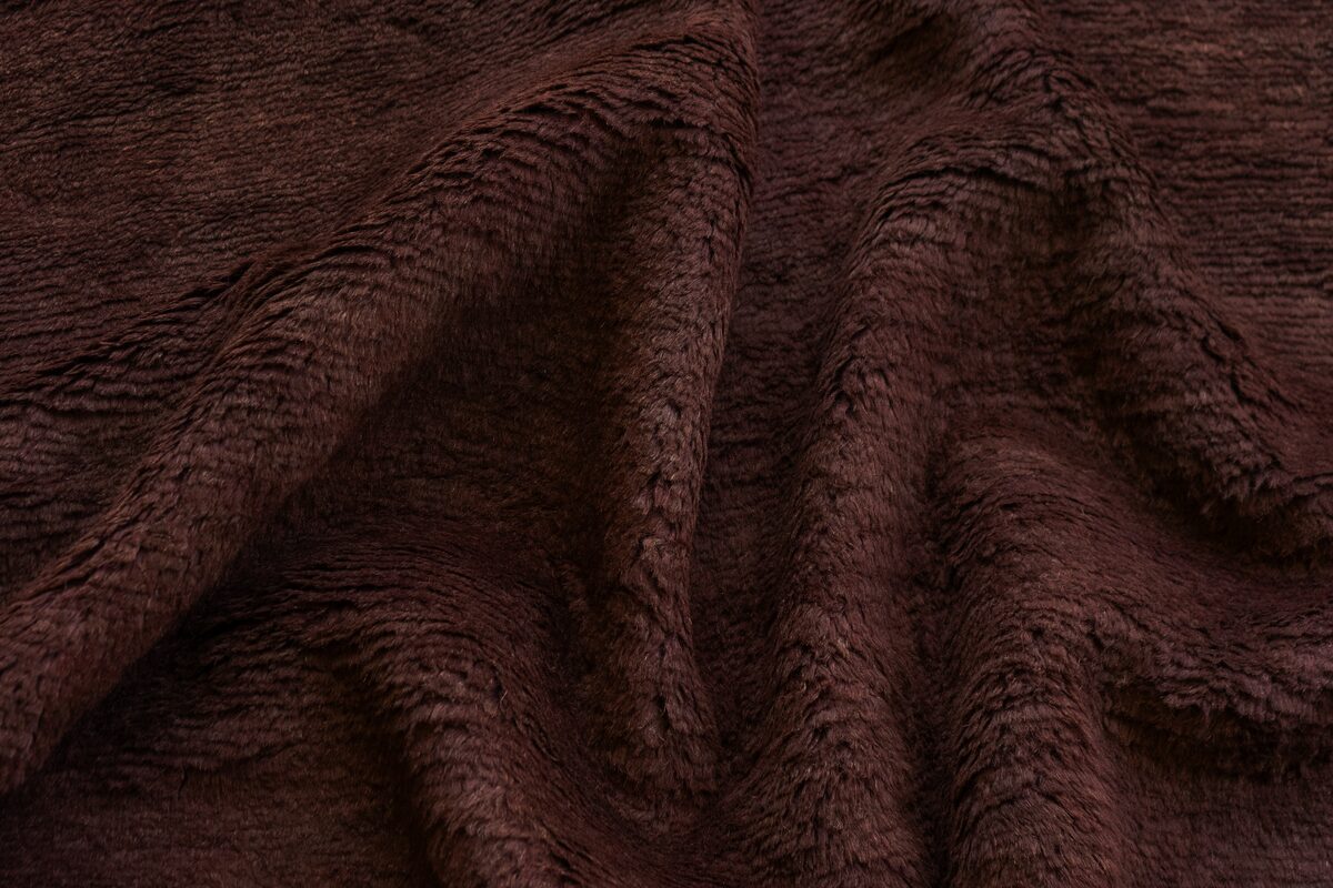 TEXTURED MOHAIR - AUBERGINE | WOVEN