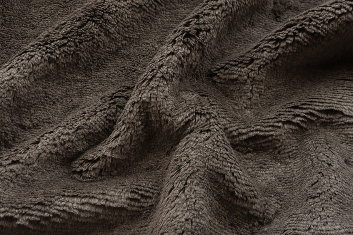TEXTURED MOHAIR - BROWN (UNDYED) | WOVEN