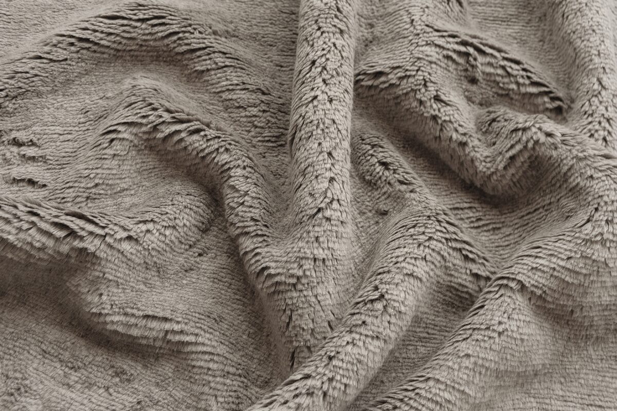 TEXTURED MOHAIR - GREY (UNDYED) | WOVEN