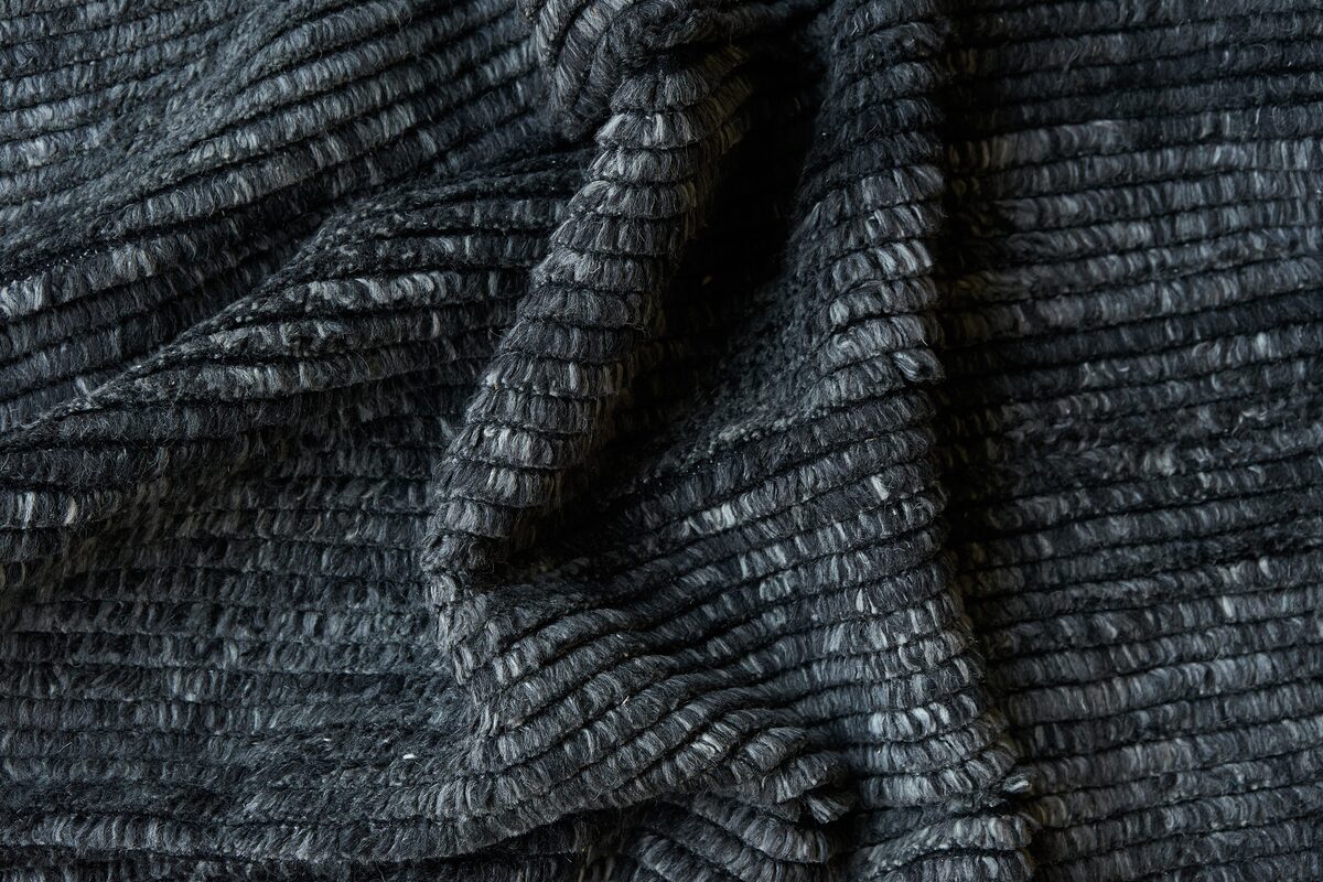 WOOL TULU - CHARCOAL | WOVEN