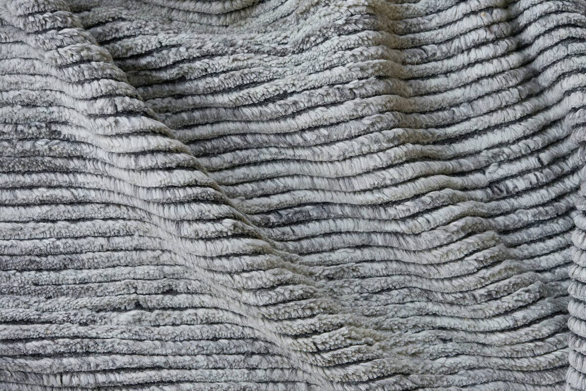 WOOL TULU - SILVER | WOVEN