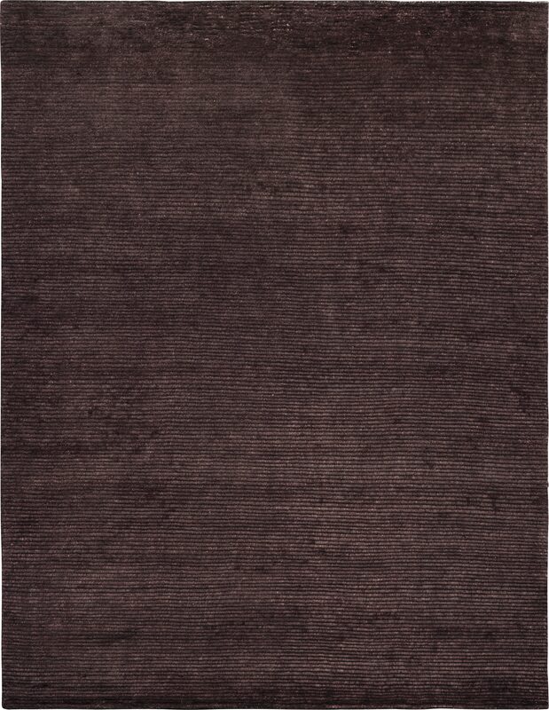 WOOL TULU - AUBERGINE | WOVEN