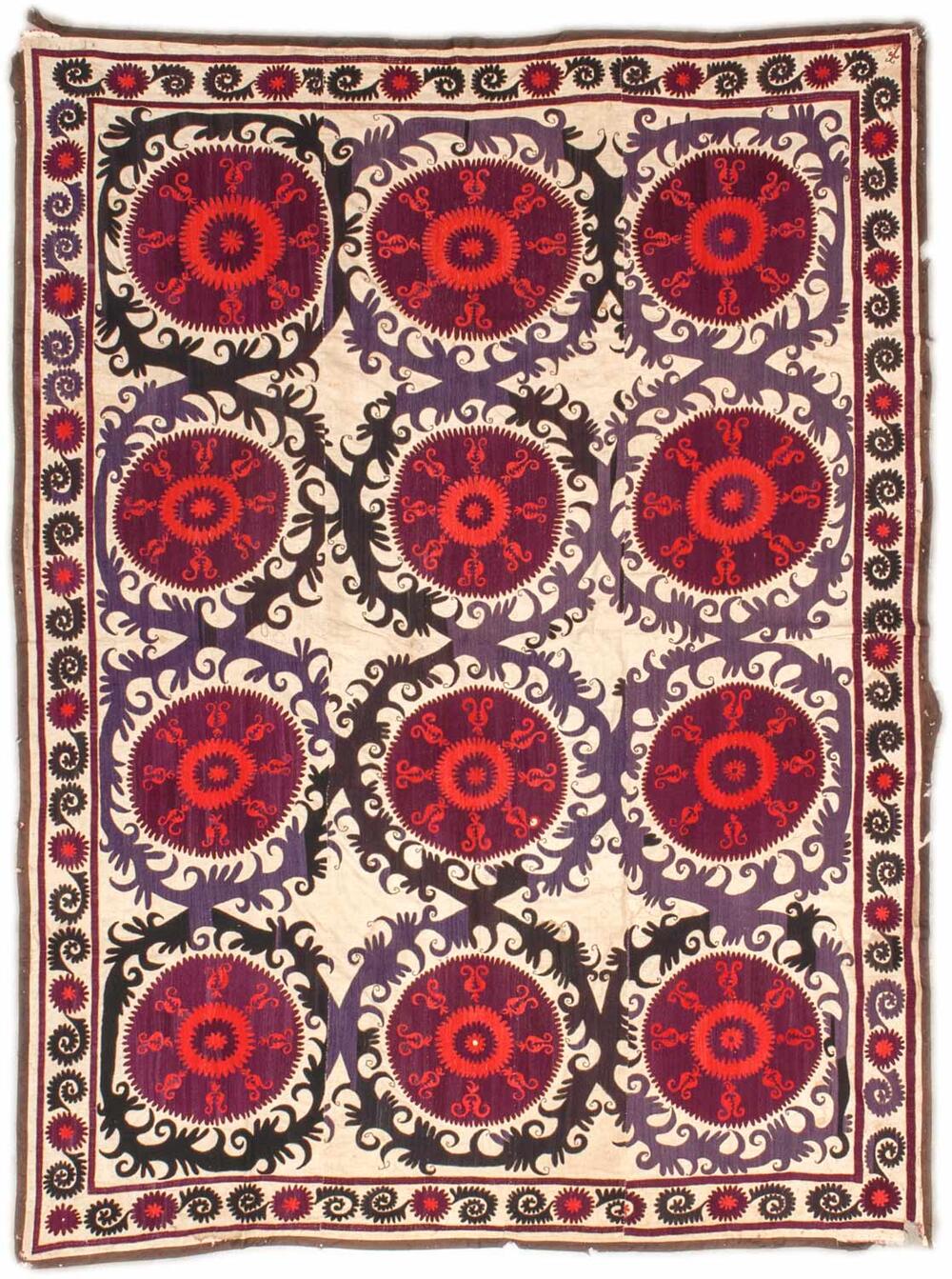 Ouzbeck / 12358 / turkish textile / 12358, vintage colorful kilim WOVEN