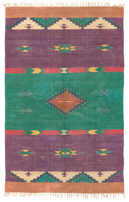vintage colorful kilim / 20630 | WOVEN