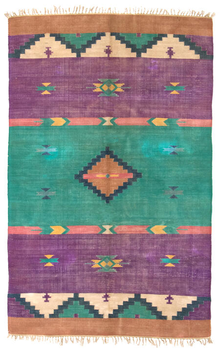 vintage colorful kilim / 20631 | WOVEN