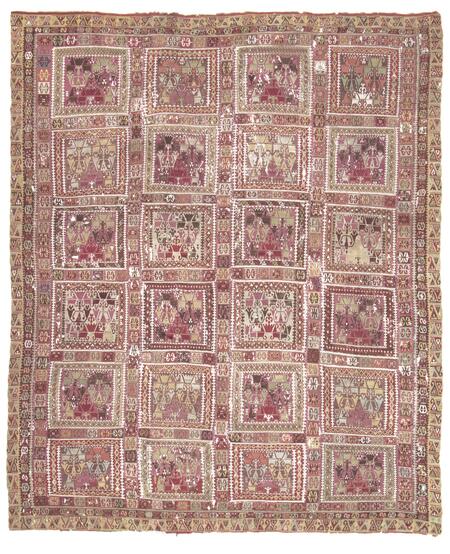 vintage colorful kilim / 21274 | WOVEN